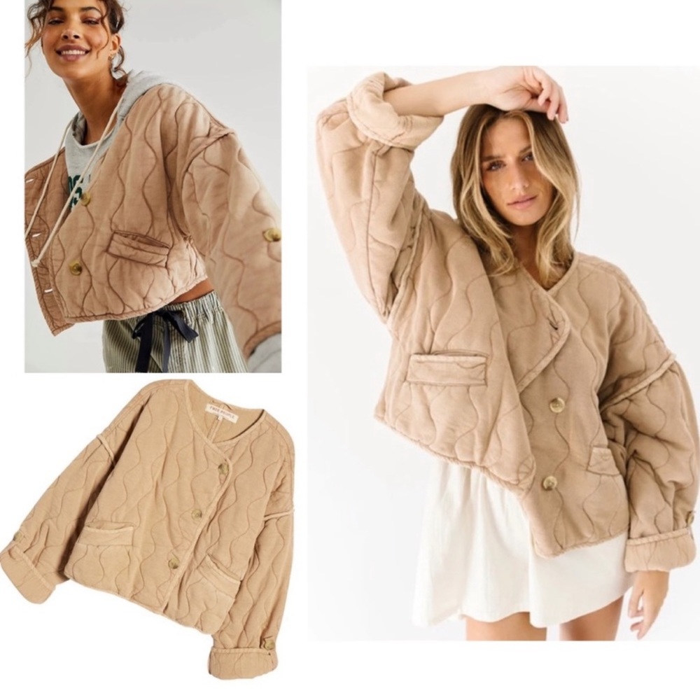Free People Gwynnie Quilted Jacket